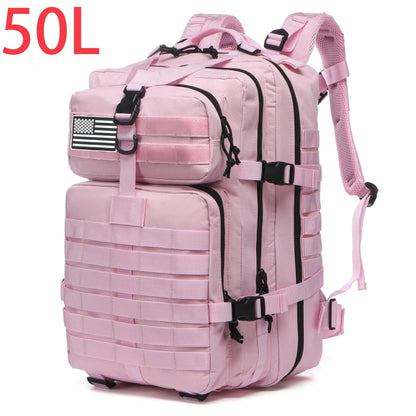 25L/50L 1000D Nylon Waterproof Trekking Fishing Hunting Bag Backpack Outdoor Rucksacks Tactical Sports Camping Hiking