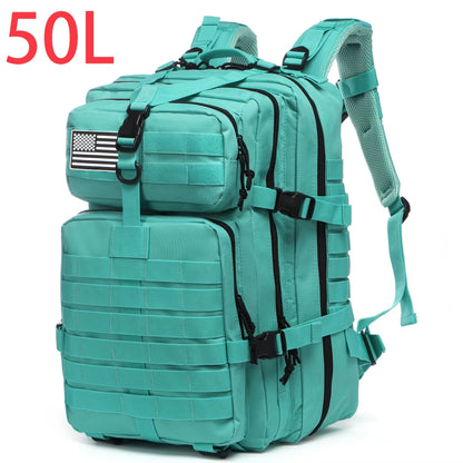 25L/50L 1000D Nylon Waterproof Trekking Fishing Hunting Bag Backpack Outdoor Rucksacks Tactical Sports Camping Hiking