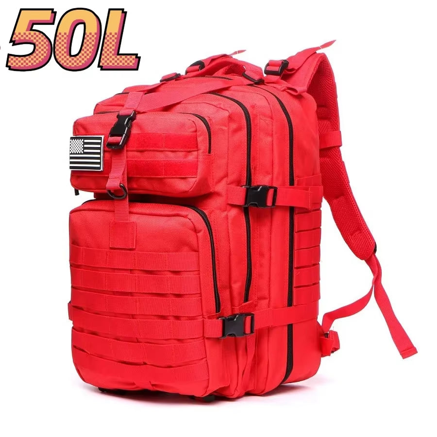 25L/50L 1000D Nylon Waterproof Trekking Fishing Hunting Bag Backpack Outdoor Rucksacks Tactical Sports Camping Hiking